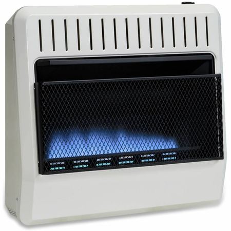 AVENGER Dual Fuel Ventless Blue Flame Gas Space Heater With Blower And Ba FDT30BF